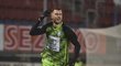 Nikolaj Komličenko slaví svůj třináctý gól v sezoně, na hřišti Olomouce se prosadil parádními nůžkami