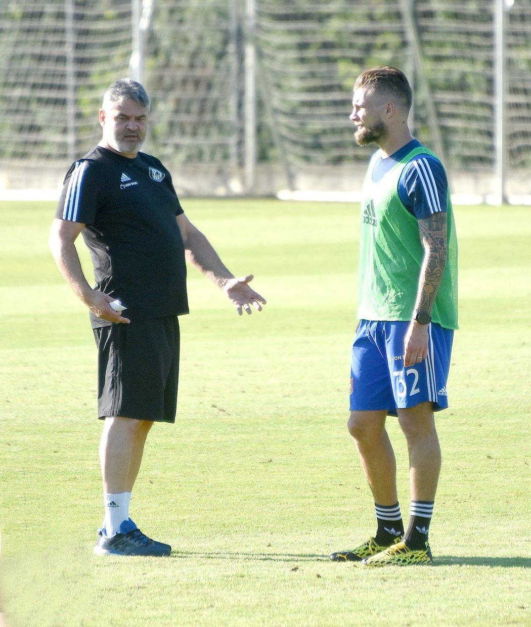 Ladislav Minář vedl páteční trénink Olomouce. Tým by měl vést i v sobotním utkání proti Liberci.
