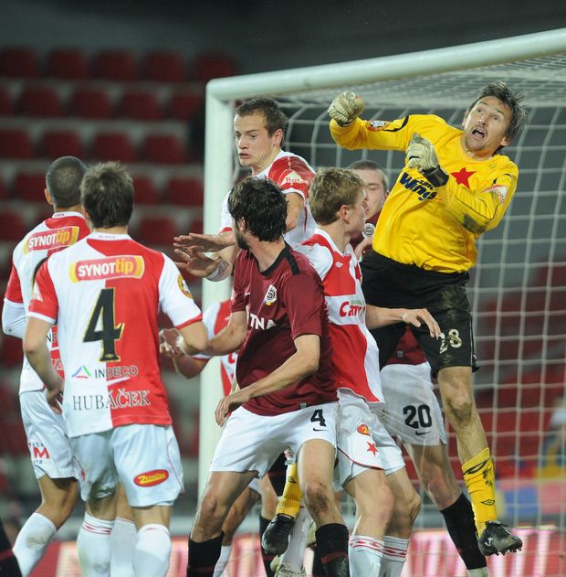 Martin Vaniak ve vápně Slavie Martin Vaniak ve vápně Slavie