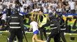 Ostravští chuligáni vtrhli na stadion, zasahovala ochranka