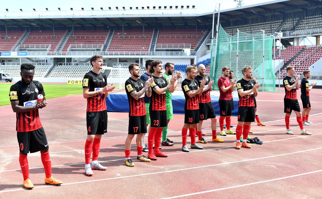 Fotbalisté Opavy po remíze s Olympií Praha