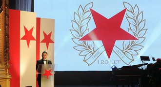 FOTOGALERIE: Fotbalová Slavia slavila 120. výročí v Národním divadle
