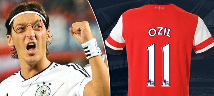 Nový dres Özila už vedení Arsenalu vystavilo na klubovém Twitteru.