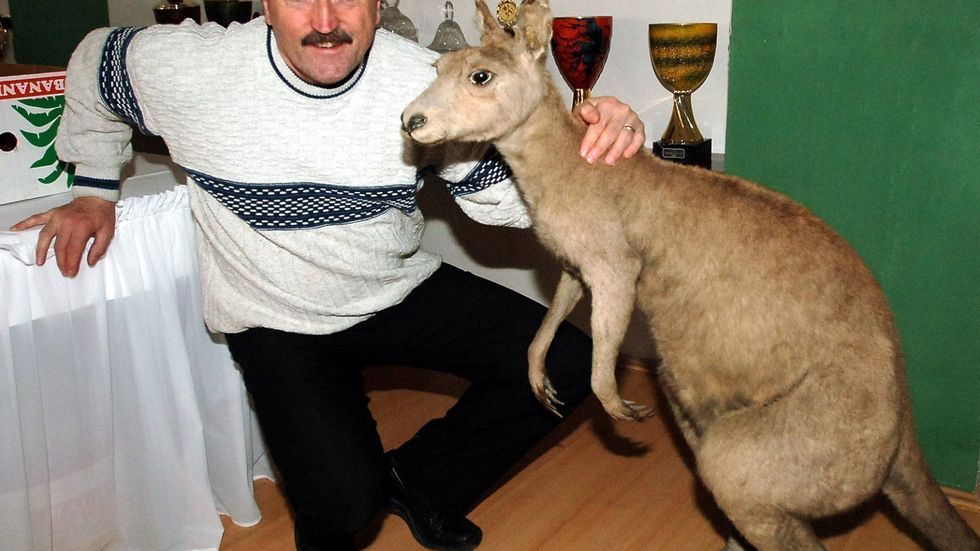 Antonín Panenka se symbolem Bohemians