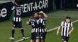 Radost hráčů PAOKu v zápase s Libercem