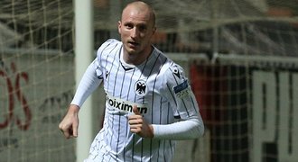 Krmenčík v ráži. V poháru přidal třetí gól za PAOK, byl u výhry 5:0