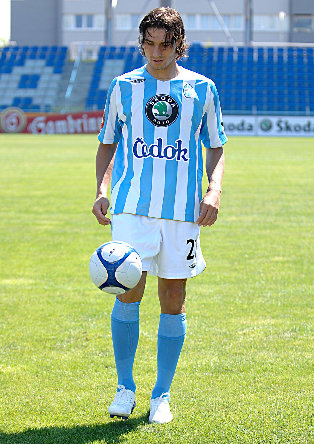 Michal Papadopulos v boleslavském dresu pro sezonu 2008/09