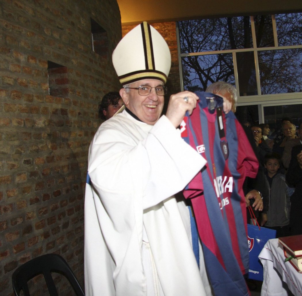 Podpora od fotbalového klubu papeže potěšila