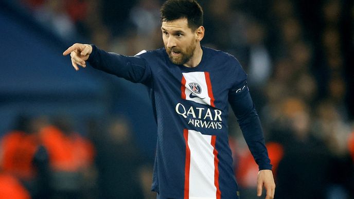 Lionel Messi v dresu Paris Saint-Germain