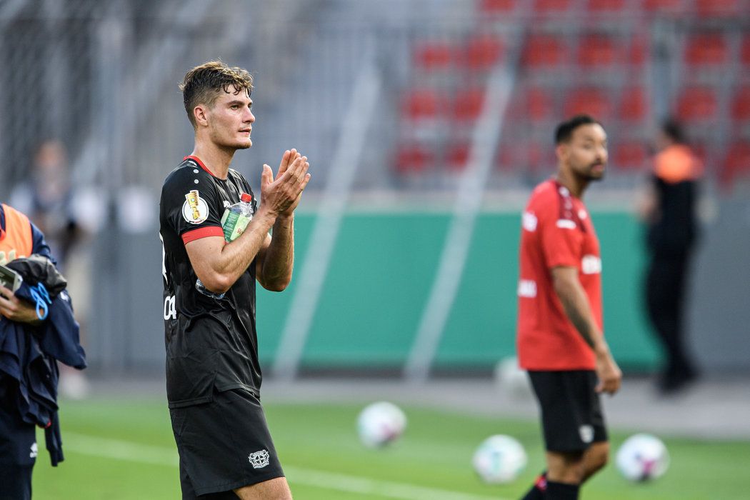 Patrik Schick se trefil hned ve svém prvním utkání za Leverkusen. Pečetil výhru 7:0 v poháru nad Eintrachtem Norderstedt, týmem ze čtvrté ligy