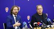 Předseda FAČR David Trunda a reprezentační manažer fotbalového národního týmu Pavel Nedvěd Předseda FAČR David Trunda a reprezentační manažer fotbalového národního týmu Pavel Nedvěd