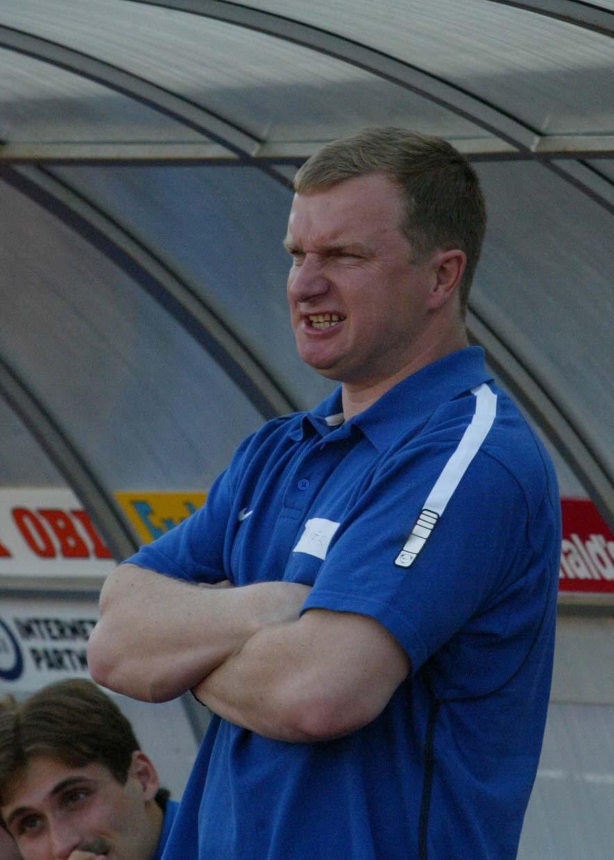 Pavel Vrba na jaře 2003, kdy vedl Baník jako hlavní trenér