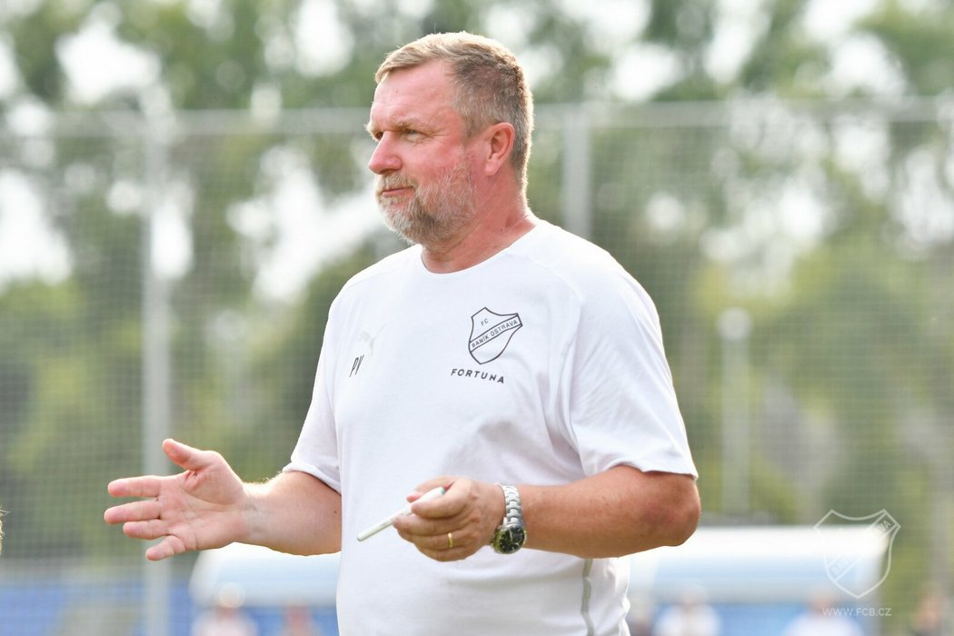 Pavel Vrba během přípravného zápasu