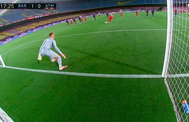 Marc-Andre ter Stegen porušil pravidla proti Aléticu Madrid Marc-Andre ter Stegen porušil pravidla proti Aléticu Madrid