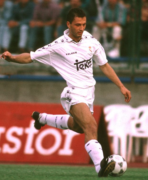 Slovenská legenda Peter Dubovský v dresu Realu Madrid. Slovenská legenda Peter Dubovský v dresu Realu Madrid.