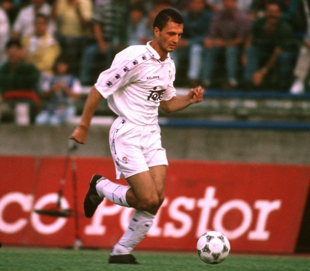 Slovenská legenda Peter Dubovský v dresu Realu Madrid. Slovenská legenda Peter Dubovský v dresu Realu Madrid.