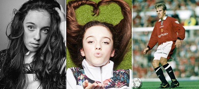 Dcera ikony fotbalového Manchesteru United Phila Nevilla se stává modelkou
