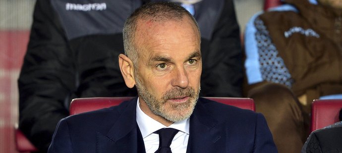 Trenér Stefano Pioli ještě v době, kdy vedl Lazio na Letné