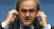 Michel Platini ve chvíli, kdy oznámil rezignaci na post předsedy UEFA