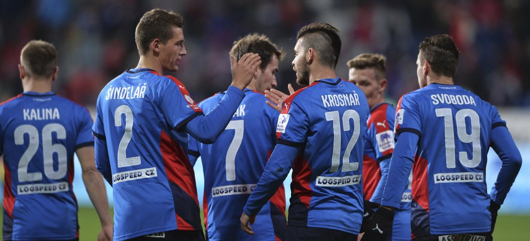 Plzeňští fotbalisté krátce po brance s Bohemians