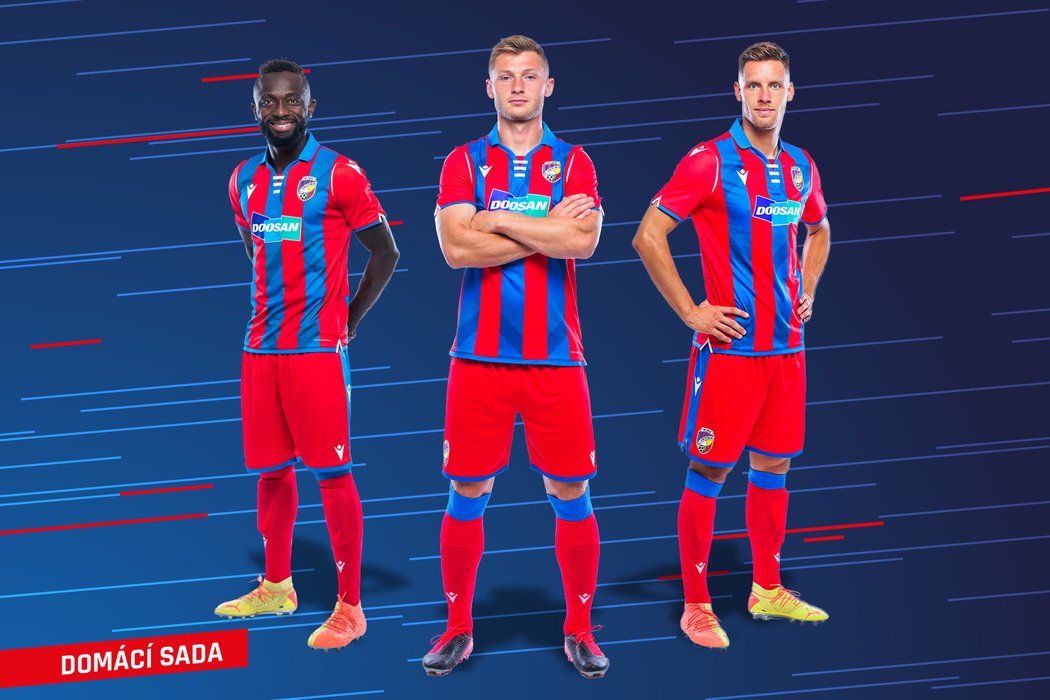 První sada dresů Viktorie Plzeň pro sezonu 2020/2021