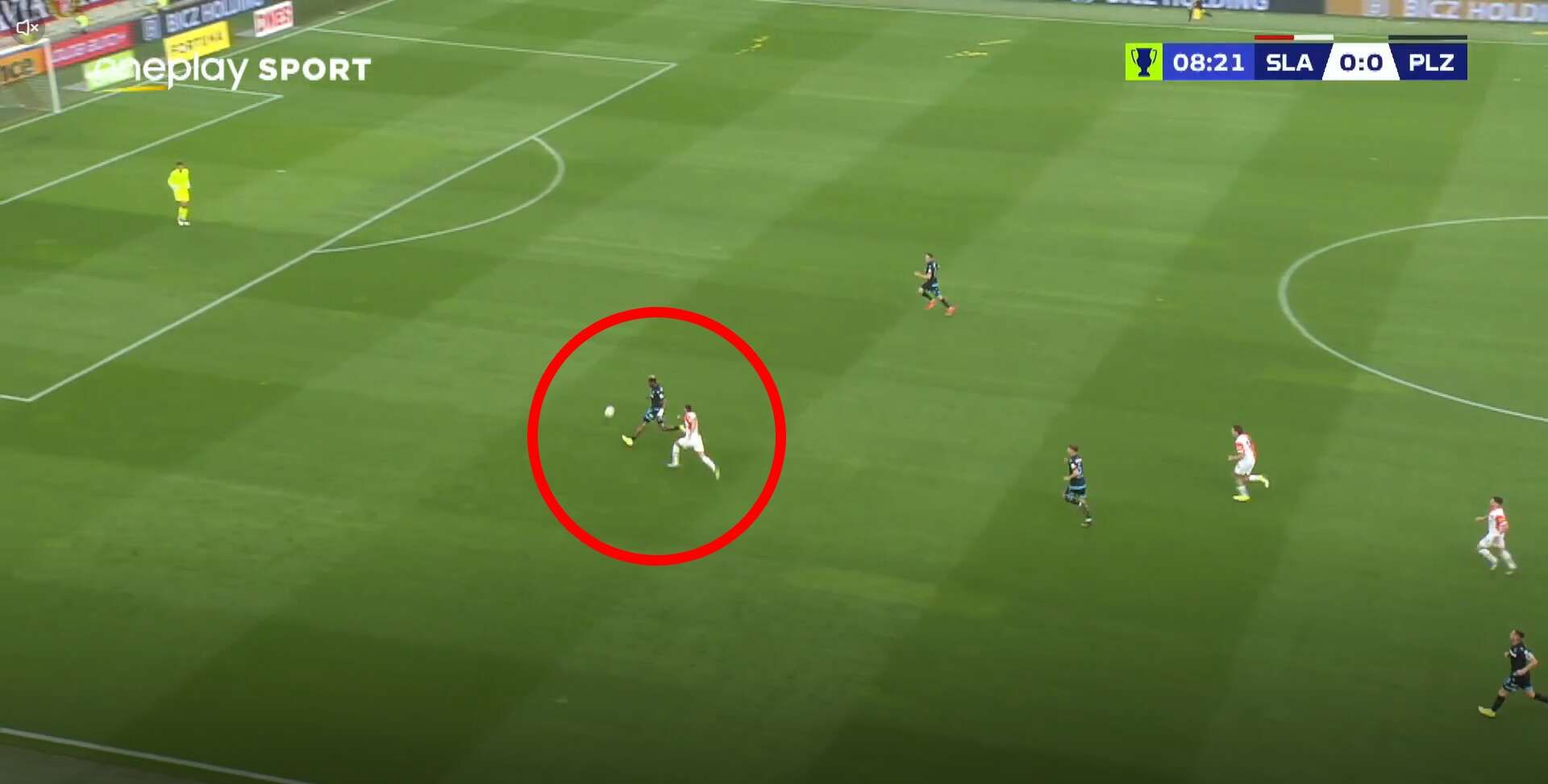 Gól na Slavie na 1:0 Gól na Slavie na 1:0