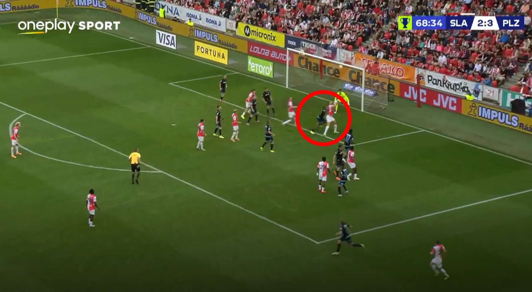 Gól Slavie na 3:3 Gól Slavie na 3:3