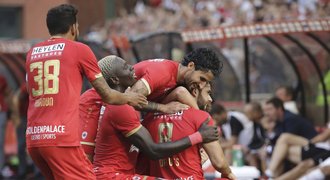 Antverpy - Plzeň 1:0. Domácím přiblížil play off parádním gólem Rodrigues