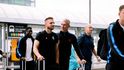 Kouč Plzně Martin Hyský před odletem do Srbska
