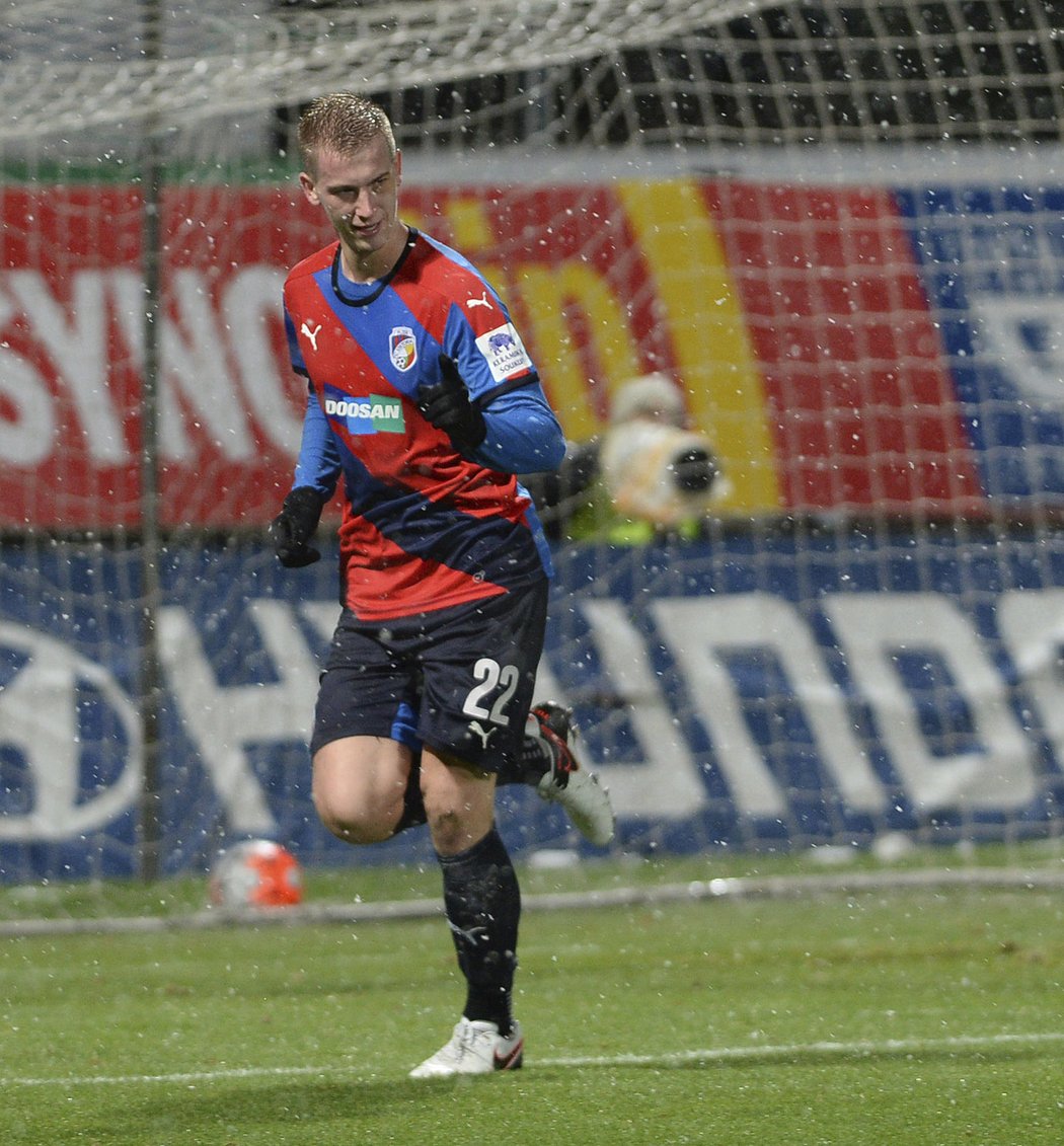 Plzeňský stoper Jan Baránek vstřelil branku do sítě Jablonce