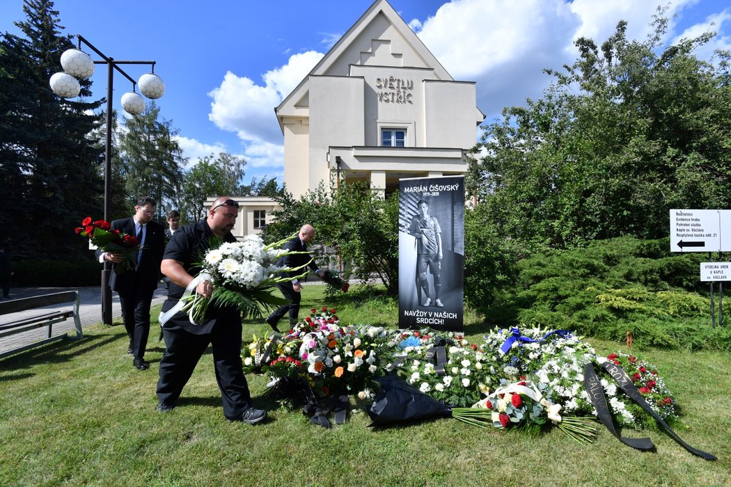 S Mariánem Čišovským se loučili v Plzni i fanoušci