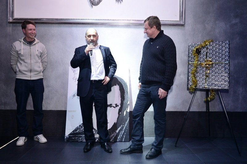Majitel klubu Tomáš Paclík s koučem Pavlem Vrbou