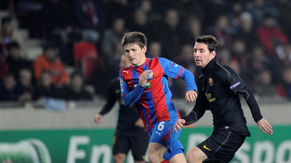 Václav Pilař a Lionel Messi