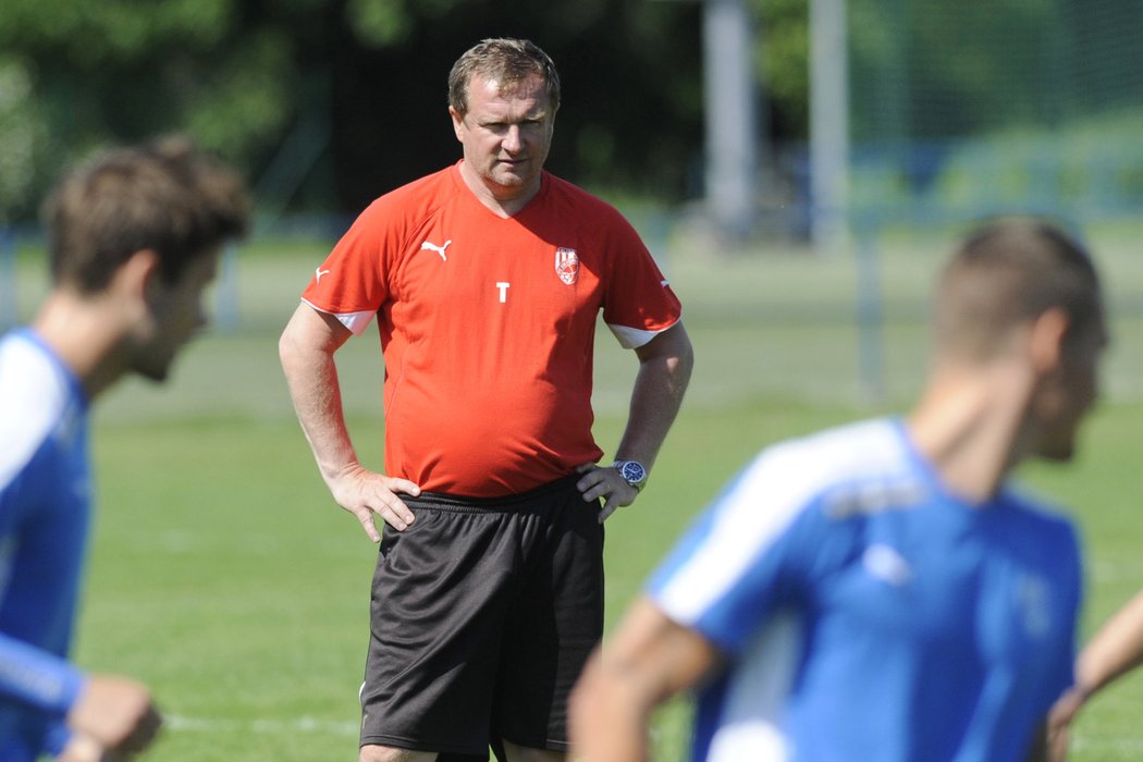 Trenér mistrovské Plzně Pavel Vrba dal hráčům hned na prvním tréninku pořádně zabrat