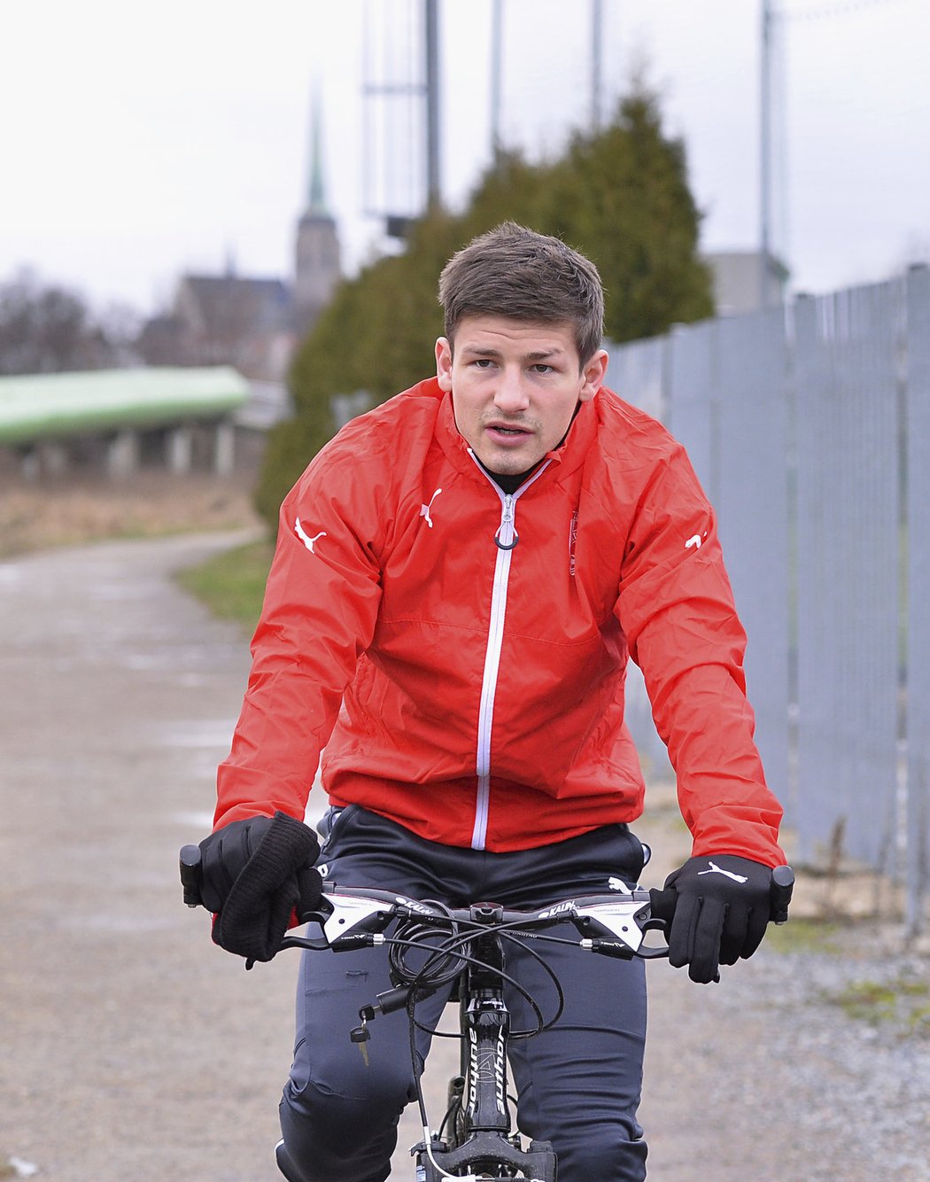 Cyklistou byl na startu přípravy Viktorie Plzeň také reprezentant Václav Pilař.