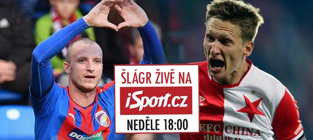 Šlágr HET ligy mezi první Plzní a druhou Slavií sledujte na iSport.cz Šlágr HET ligy mezi první Plzní a druhou Slavií sledujte na iSport.cz