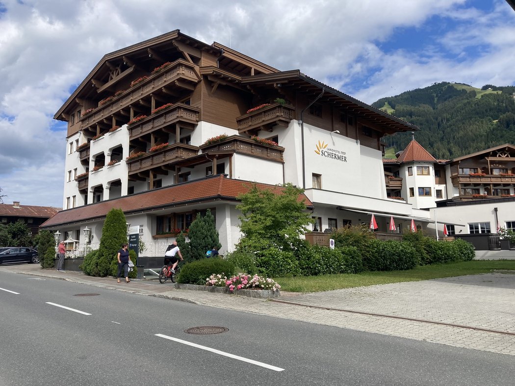 Hotel v rakouském Westendorfu, kde tráví soustředění fotbalisté Viktorie Plzeň