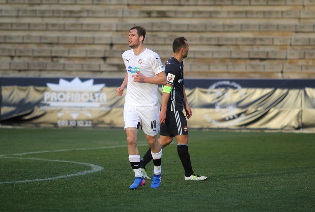 Plzeňský útočník Tomáš Poznar v zápase s CSKA Moskva