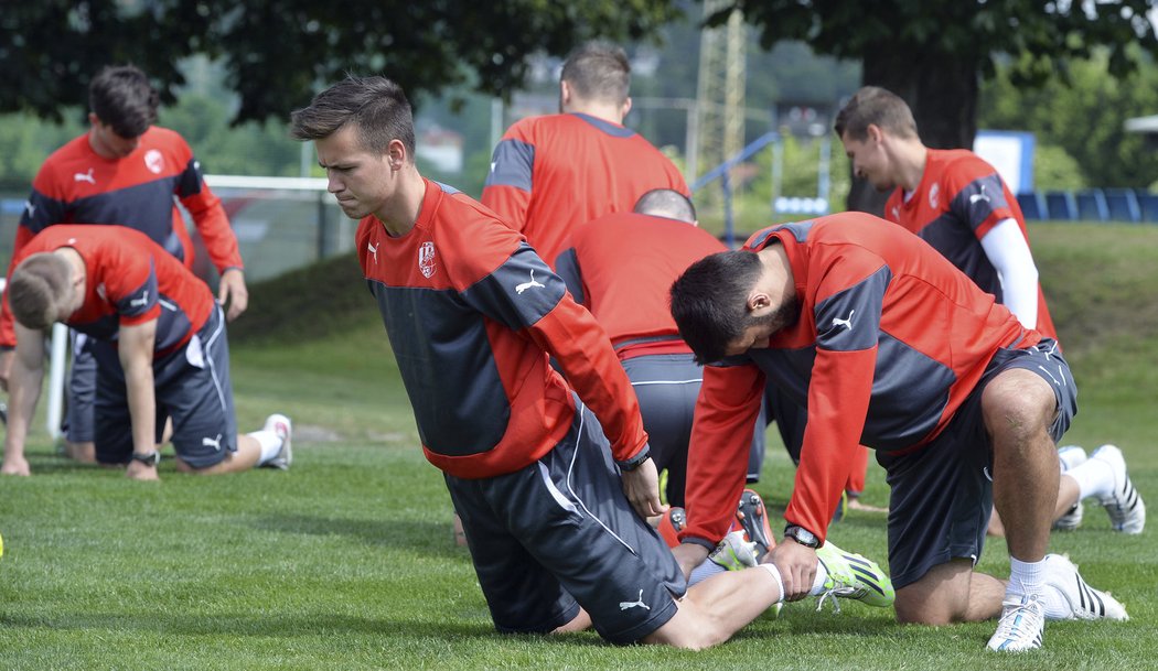 Fotbalisté Plzně zahájili přípravu na novou sezonu. Na snímku Egon Vůch.