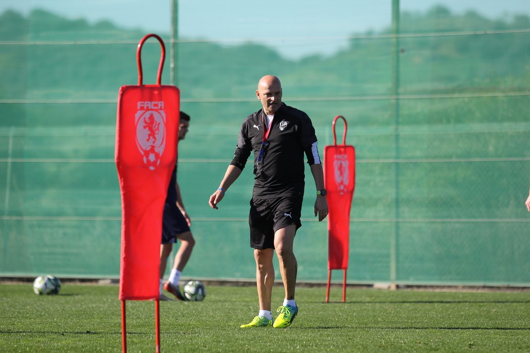 Adrian Guľa na soustředění plzeňských fotbalistů