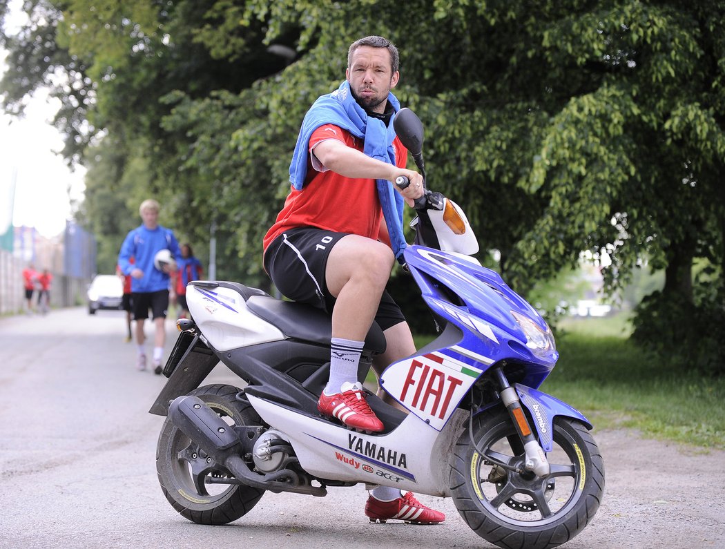 Pavel Horváth před tréninkem opět vtipkoval, jak je jeho dobrým zvykem