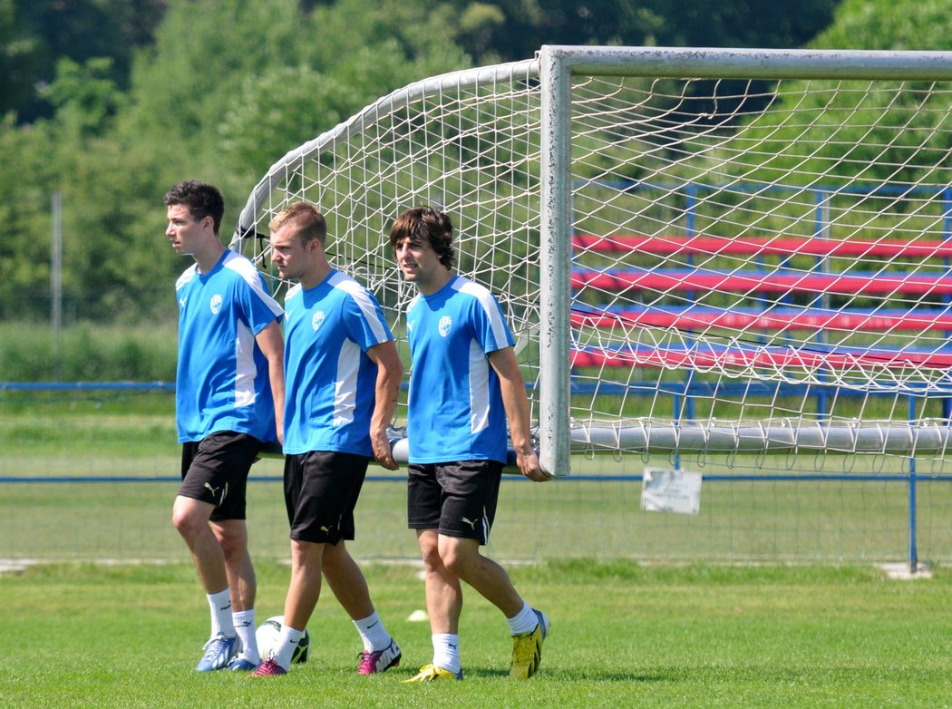 Fotbalisté Plzně zahájili letní přípravu, na tréninku byli i někteří hráči z juniorky