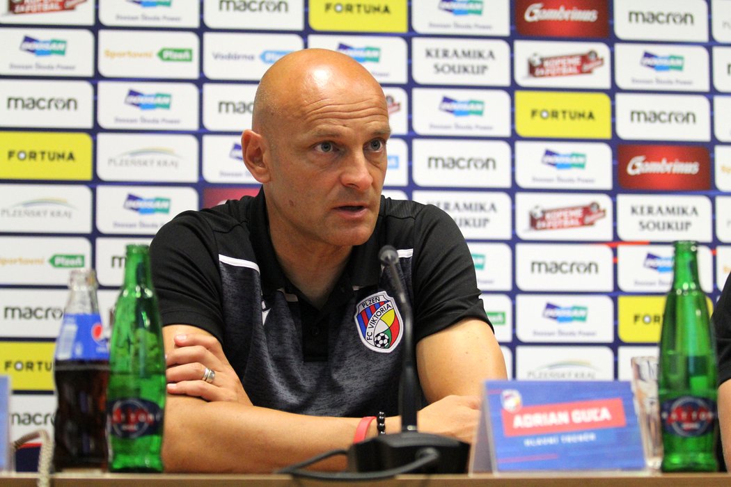 Plzeňský trenér Adrian Guľa na tiskové konferenci před startem sezony