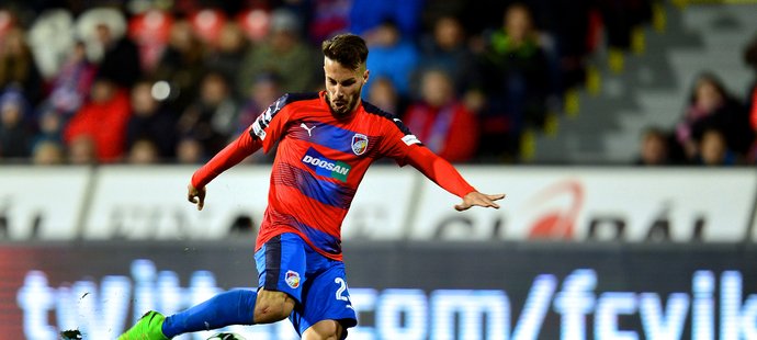 Slovenský mládežnický záložník Jakub Hromada ještě v dresu Viktorie Plzeň, kde odehrál sezonu 2016/2017
