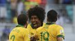 Brazilský obránce Dante měl z gólu v síti Itálie na Poháru FIFA ohromnou radost