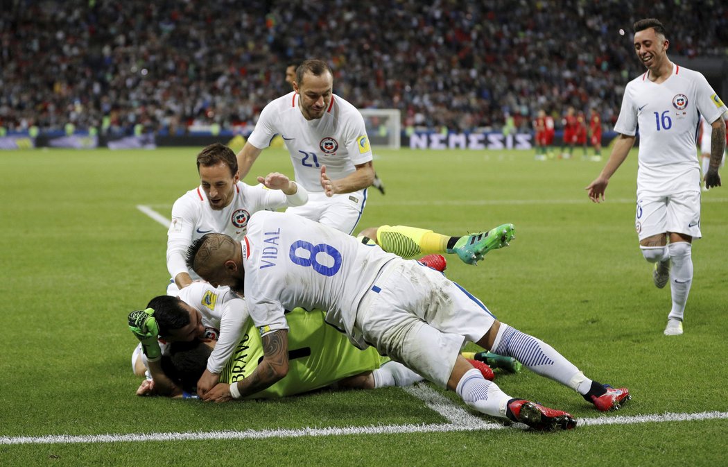 Fotbalisté Chile jsou ve finále Poháru FIFA