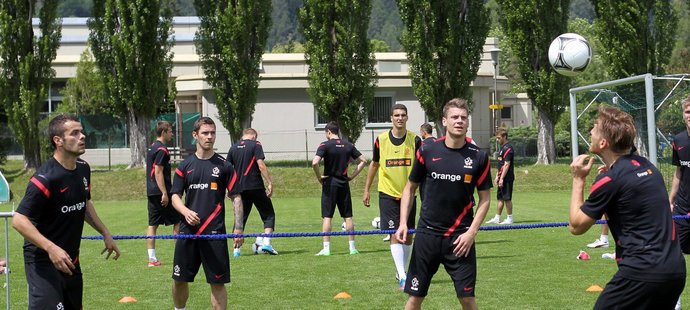 Polská reprezentace při přípravě na EURO 2012