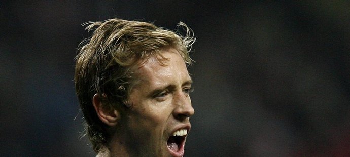 Peter Crouch v dresu Portsmouthu