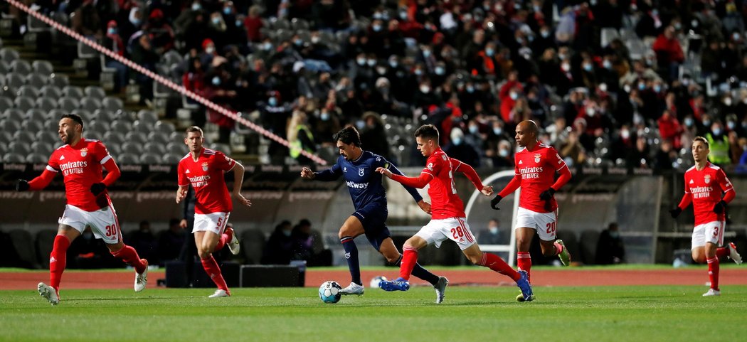 Benfica nasázela oslabenému soupeři sedm gólů za poločas