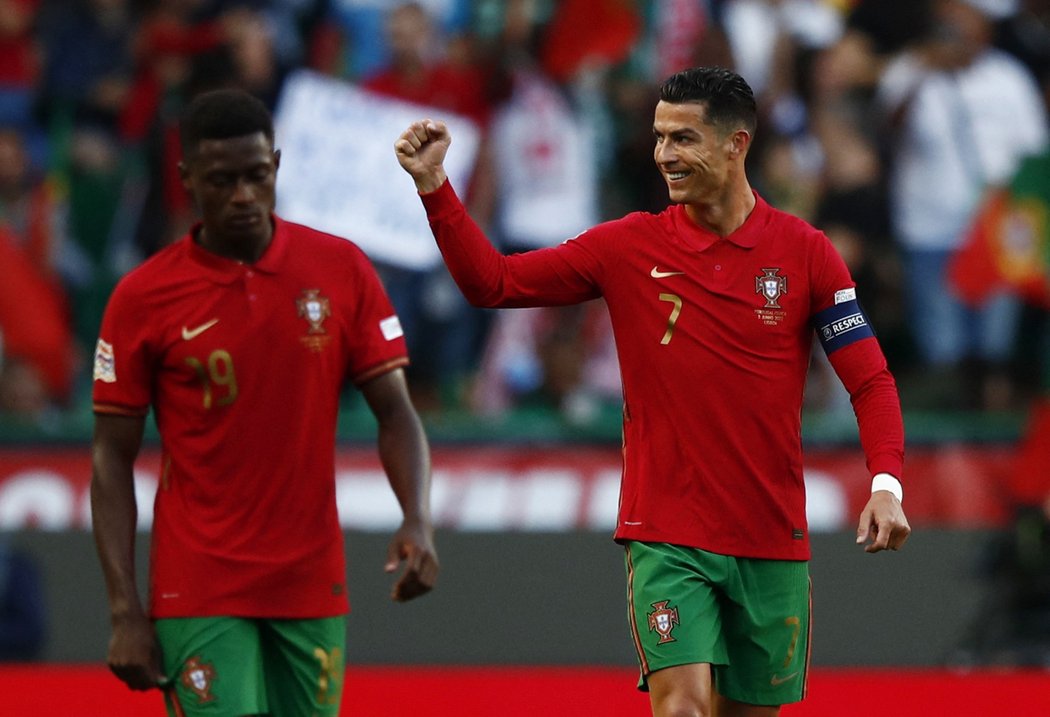 Ronaldo dal v Lize národů dva góly Švýcarsku už během první půle